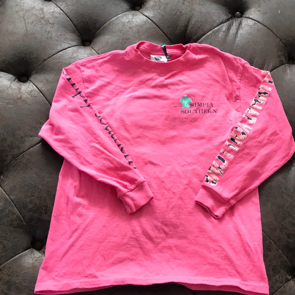 Girls small Simply Southern long sleeve shirt